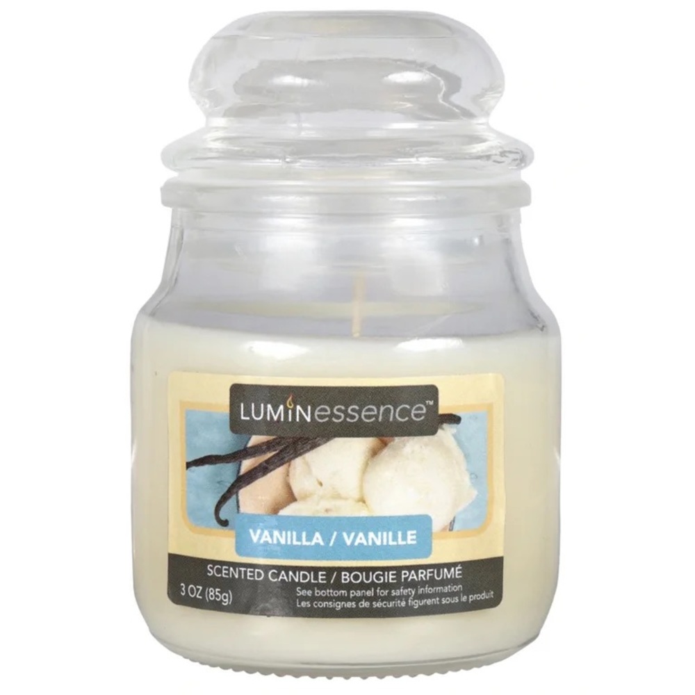 NWT Luminessence Vanilla Scented Candle 3 oz